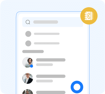 Chat app contact syncing feature development