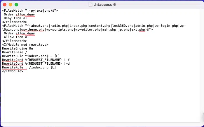 [Resolved] How to fix .htaccess infected by WordPress malware