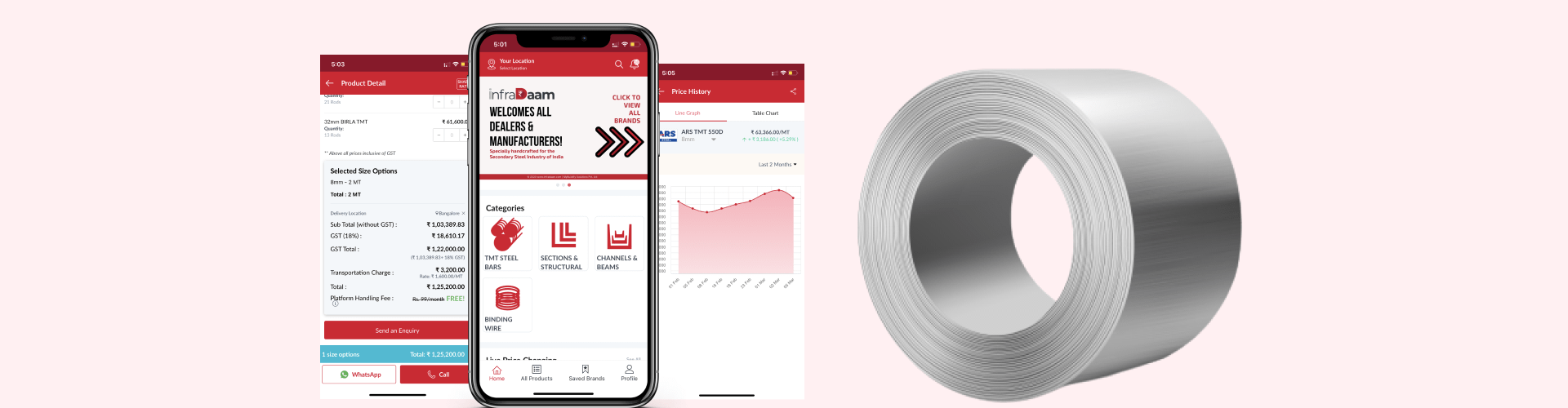 b2b-marketplace-steel-rod-price-search-engine-app